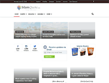 Tablet Screenshot of islamquote.com